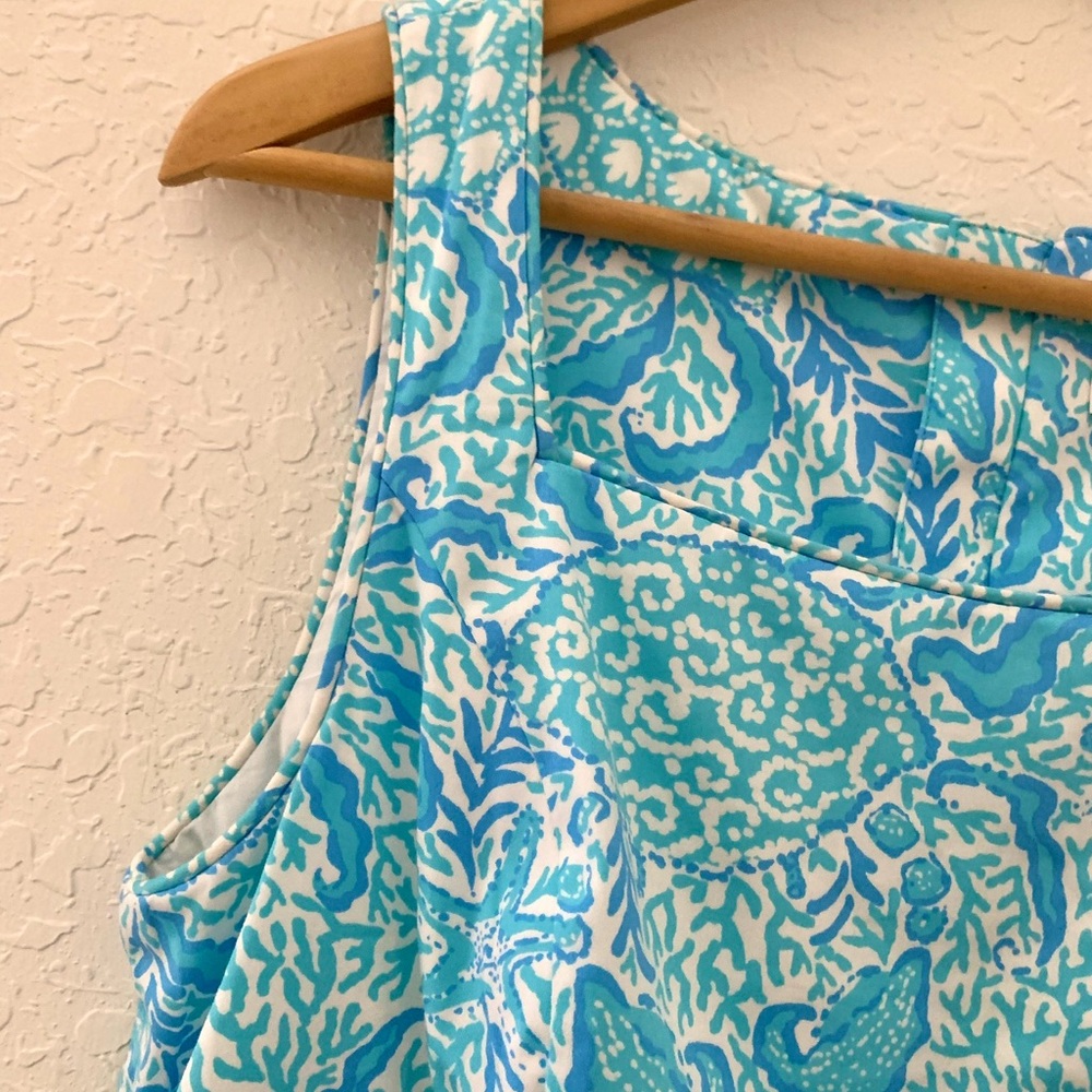 Lilly Pulitzer The Lilly Shift Dress *Goombay Grooves* Resort White - Picture 6 of 15